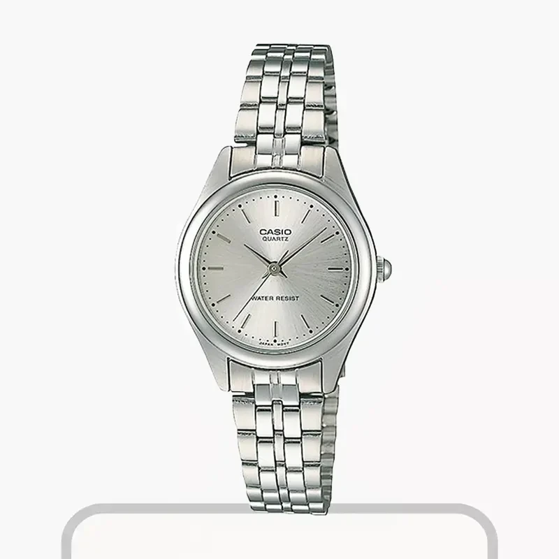Casio Enticer Silver Dial Fashion Ladies Watch- LTP-1129A-7A